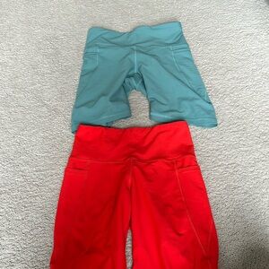 Oldnavy 8 inch biker shorts with side pockets